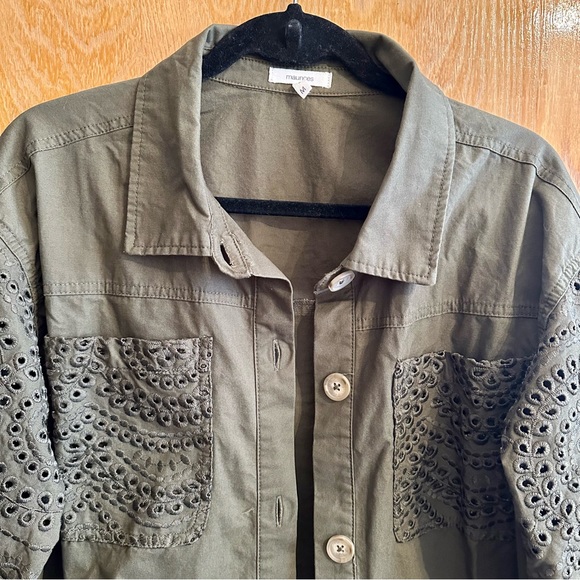 Maurice’s Eyelet Twill Jacket - Picture 4 of 5